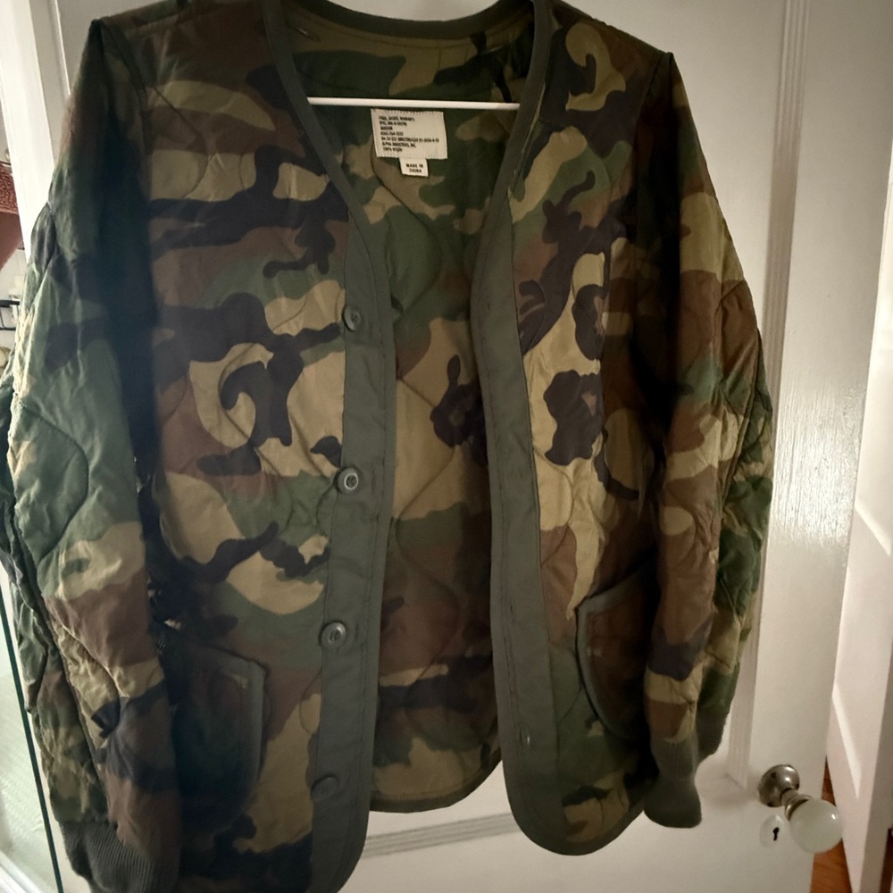 Alpha Industries Green Camouflage Jacket